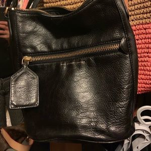 Marc by Marc Jacobs black leather crossbody bag